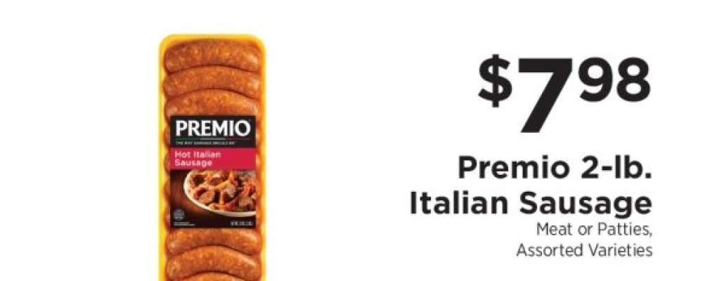 Premio 2-lb. Italian Sausage