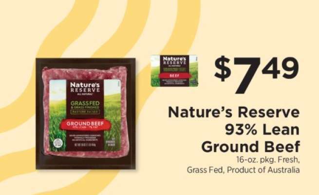 Nature’s Reserve 93% Lean Ground Beef