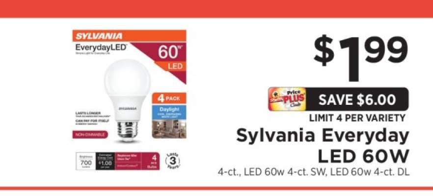 Sylvania Everyday LED 60W