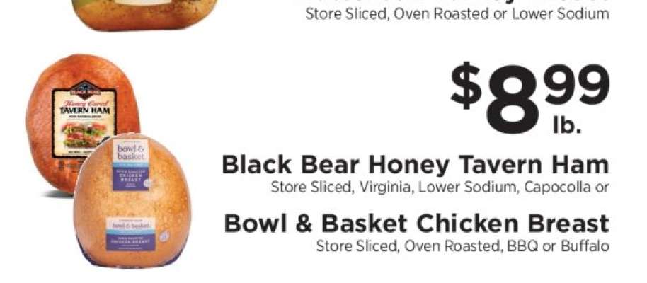Black Bear Honey Tavern Ham or Bowl & Basket Chicken Breast