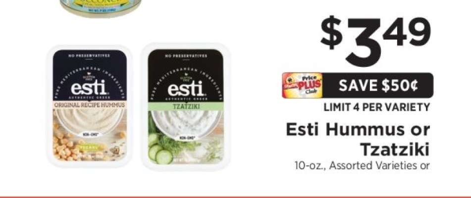 Esti Hummus or Tzatziki