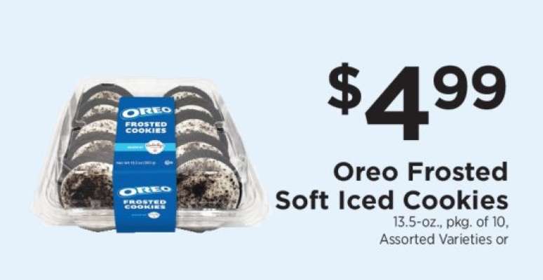 Oreo Frosted Soft Iced Cookies