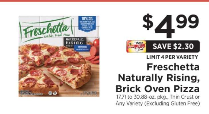 Freschetta Naturally Rising, Brick Oven Pizza