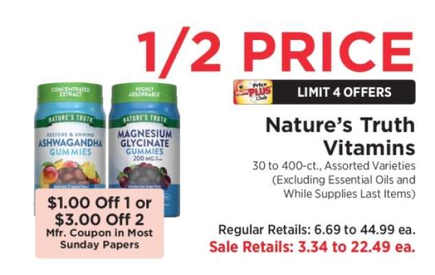 Nature's Truth Vitamins