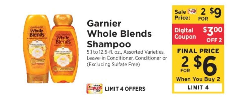 Garnier Whole Blends Shampoo