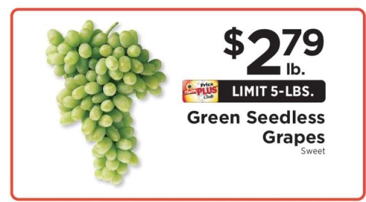 Green Seedless Grapes