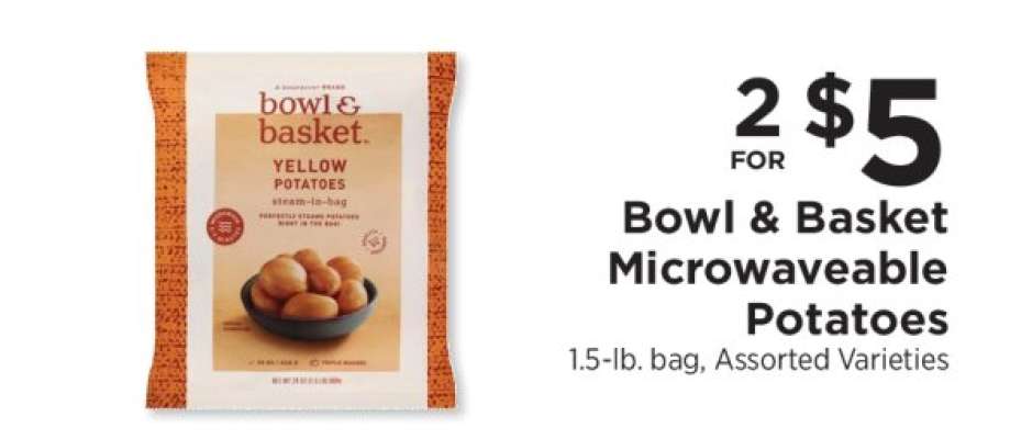 Bowl & Basket Microwaveable Potatoes