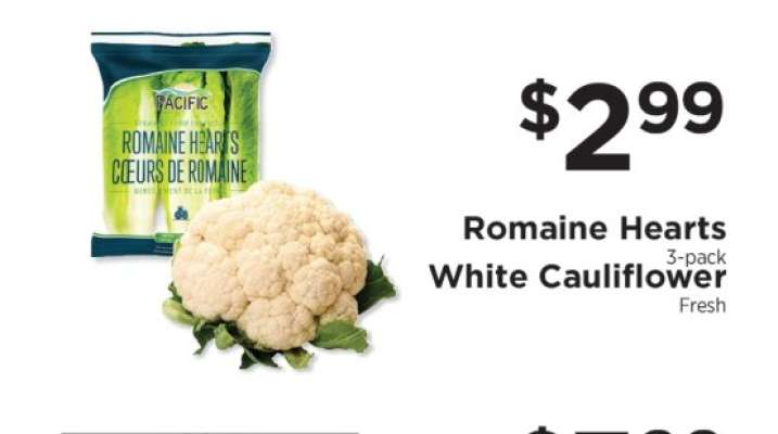 Romaine Hearts & White Cauliflower