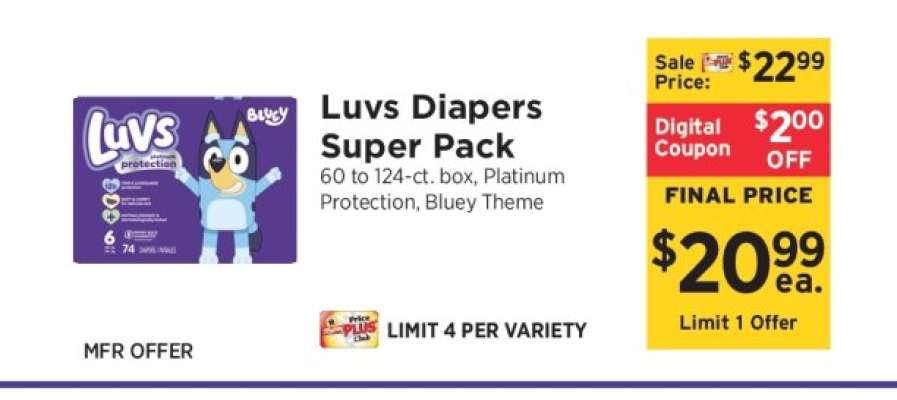 Luvs Diapers Super Pack