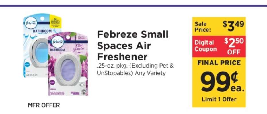Febreze Small Spaces Air Freshener