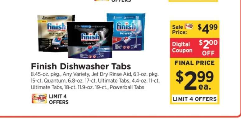 Finish Dishwasher Tabs