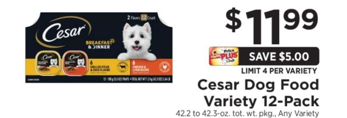 Cesar Dog Food Variety 12-Pack