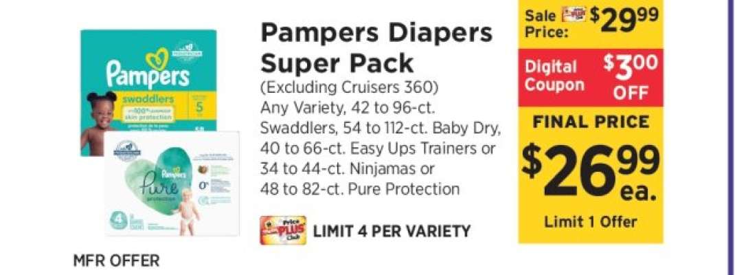 Pampers Diapers Super Pack