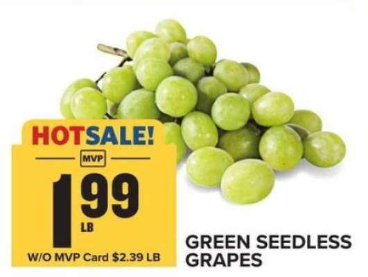 Green Seedless Grapes