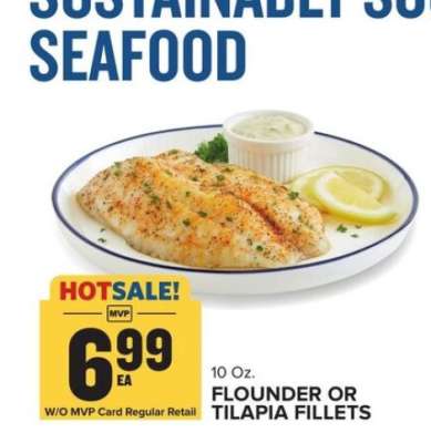 Flounder or Tilapia Fillets