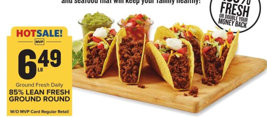 85% Lean Fresh Ground Round