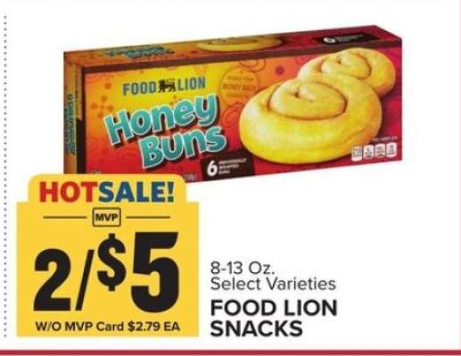 FOOD LION SNACKS