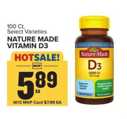 Nature Made Vitamin D3