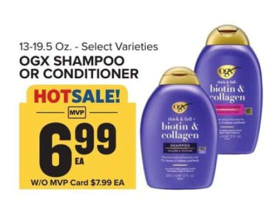 OGX SHAMPOO OR CONDITIONER