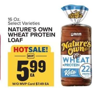 Nature's Own Wheat Protein Loaf