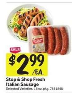 Stop & Shop Fresh Italian Sausage