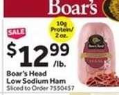 Boar's Head Low Sodium Ham