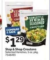 Stop & Shop Croutons