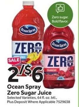 Ocean Spray Zero Sugar Juice