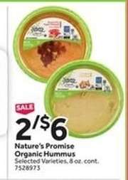 Nature's Promise Organic Hummus