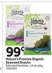 Nature’s Promise Organic Seaweed Snacks