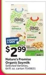 Nature's Promise Organic Soymilk