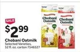 Chobani Oatmilk