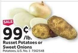 Russet Potatoes or Sweet Onions