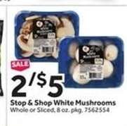 Stop & Shop White Mushrooms