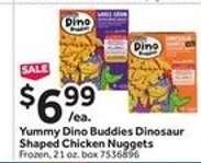 Yummy Dino Buddies Dinosaur Shaped Chicken Nuggets