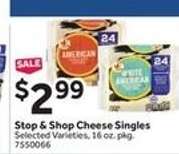 Stop & Shop Cheese Singles