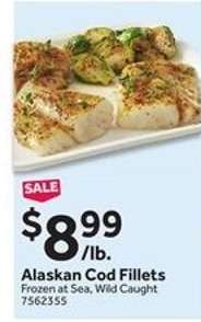 Alaskan Cod Fillets