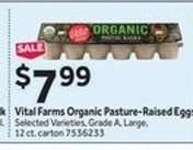 Vital Farms Organic Pasture Raised Eggs