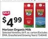 Horizon Organic Milk