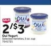 Oui Yogurt