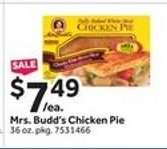 Mrs. Budd's Chicken Pie