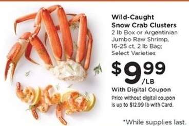 Wild-Caught Snow Crab Clusters