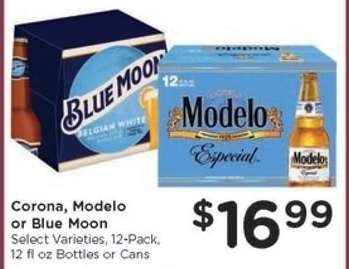 Corona, Modelo or Blue Moon