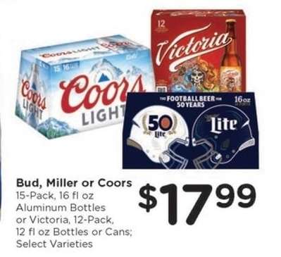 Bud, Miller or Coors