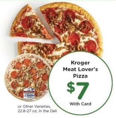 Kroger Meat Lover's Pizza