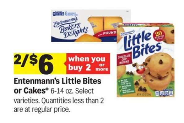 Entenmann's Little Bites or Cakes