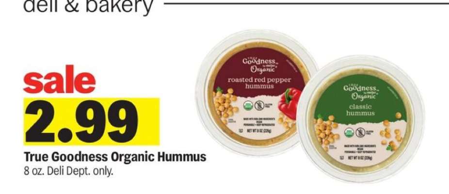 True Goodness Organic Hummus