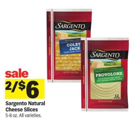 Sargento Natural Cheese Slices