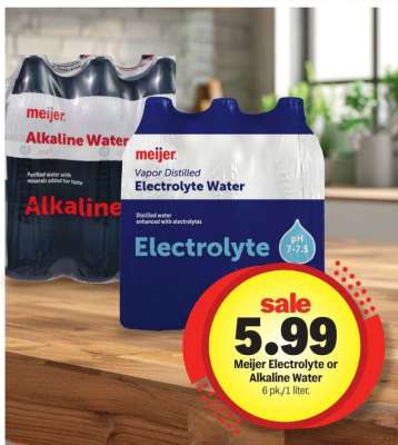 Meijer Electrolyte or Alkaline Water