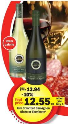 Kim Crawford Sauvignon Blanc or Illuminate